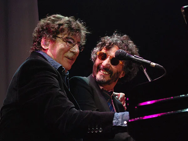Carlos Alberto García Moreno (Charly García) y Rodolfo Páez (Fito Páez).