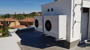 Aerotermia con aire acondicionado.