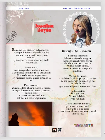 Poema de Daiara Josefina Bayón.