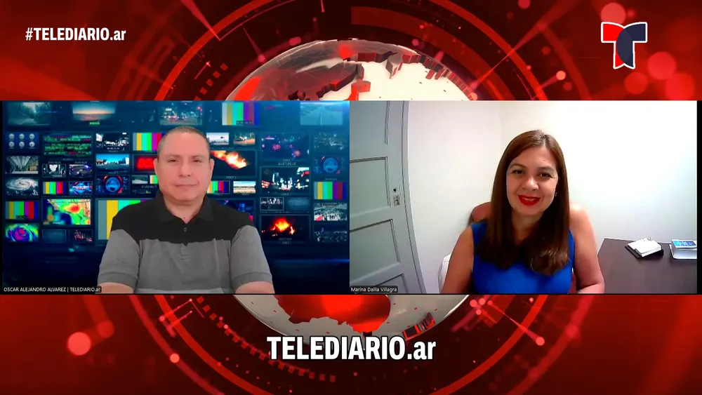 Dra. Marina Dalila Villagra en TELEDIARIO. 
