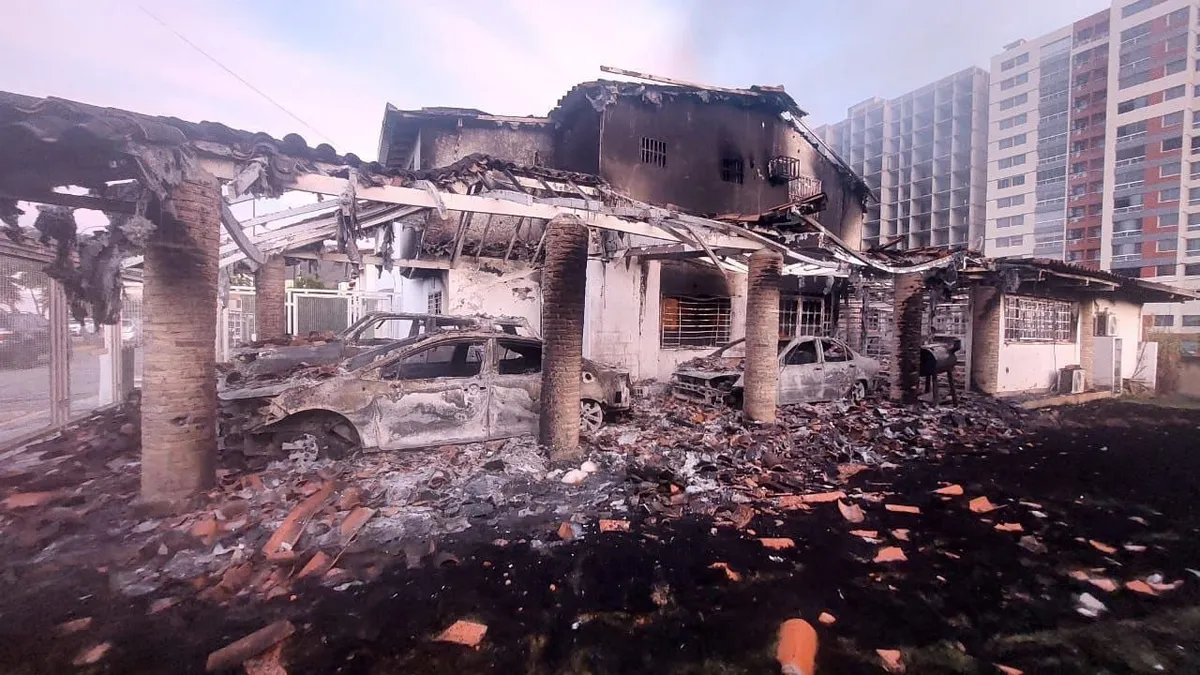 Ataque terrorista y criminal de EE.UU. a Venezuela. 