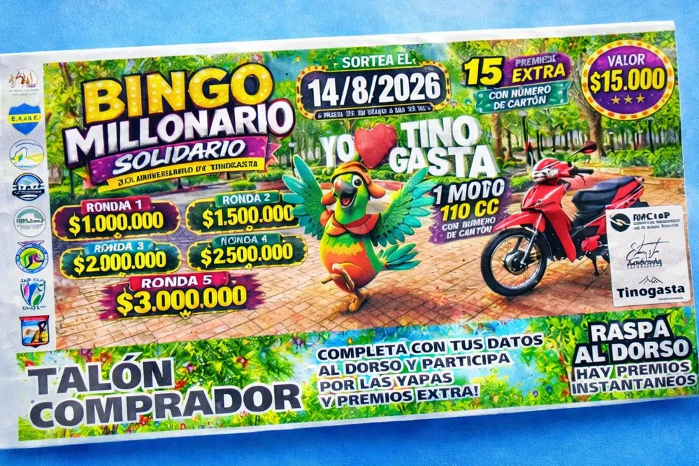 Bingo Millonario Solidario.
