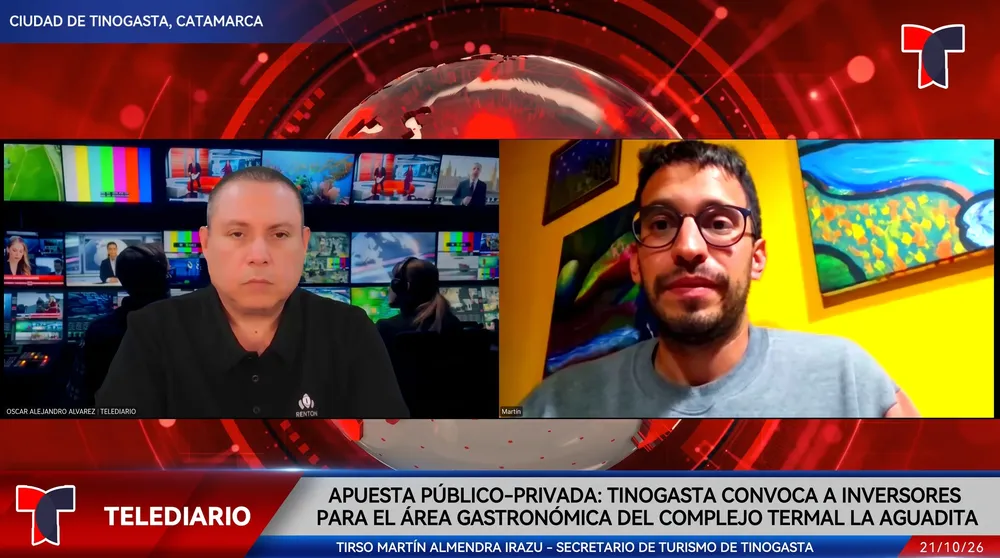 Tirso Martín Almendra Irazu en TELEDIARIO Argentina.