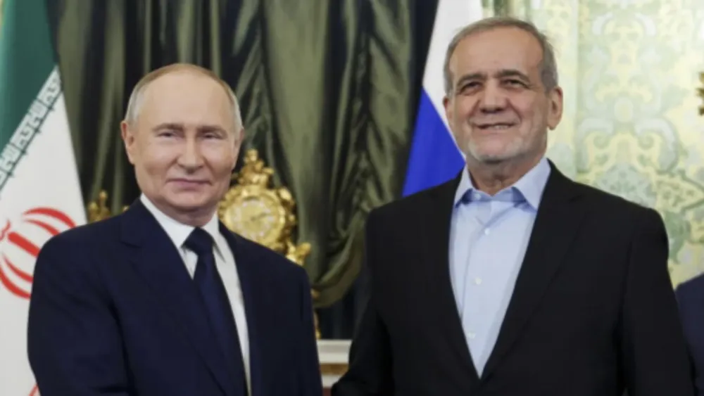 Vladímir Vladímirovich Putin - Влади́мир Влади́мирович Пу́тин- y Abbas Araghchi - سیّد عباس عراقچی