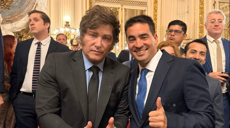 Javier Gerardo Milei y Adrián Osvaldo Ravier.