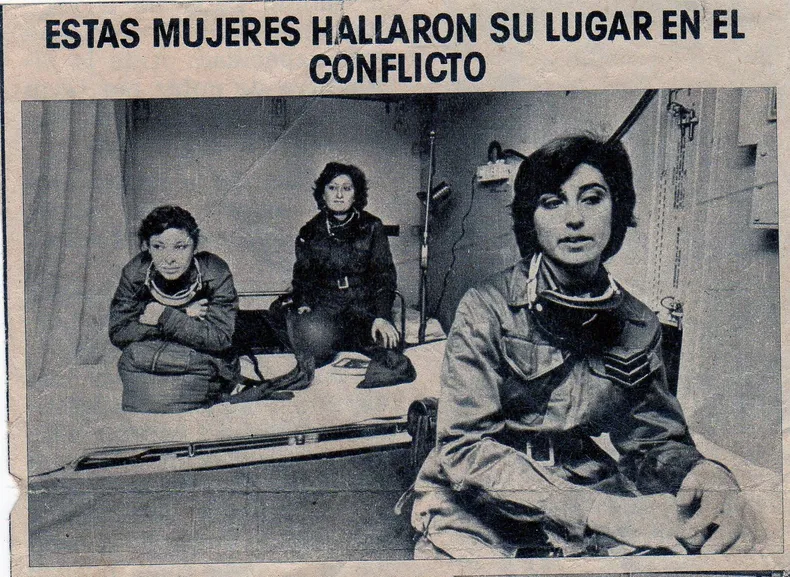 Mujeres de la Guerra de Malvinas.