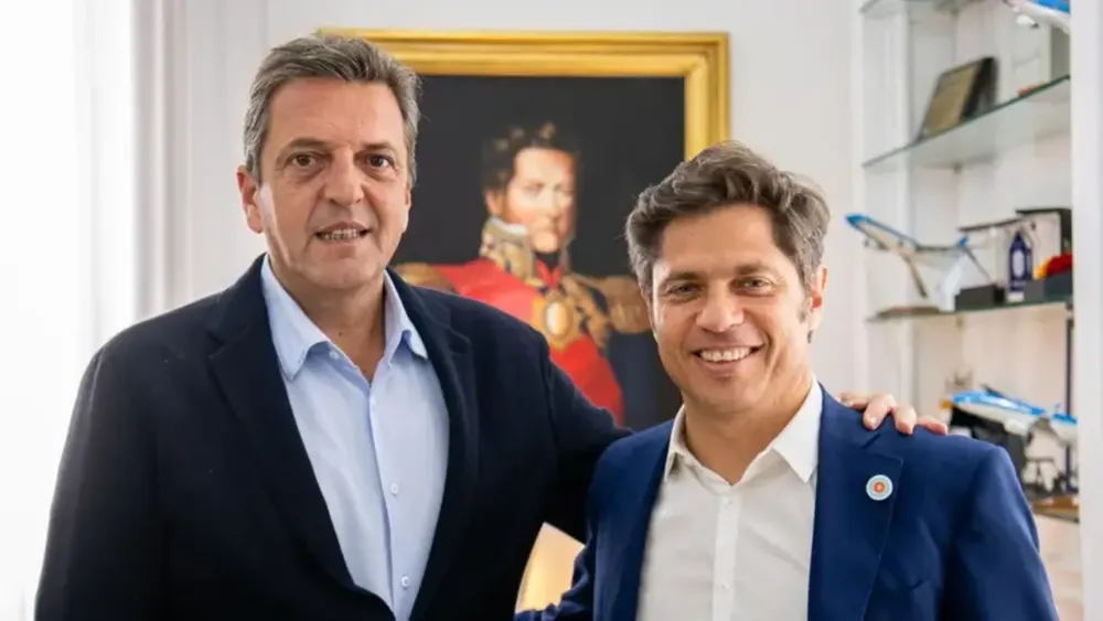 Sergio Tomás Massa y Axel Kicillof. 