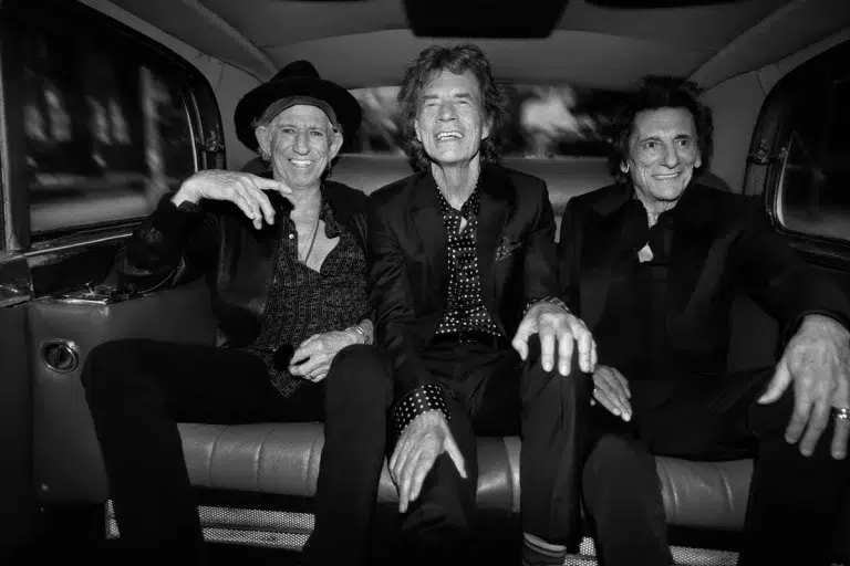 Keith Richards, Mick Jagger y Ronnie Wood.
