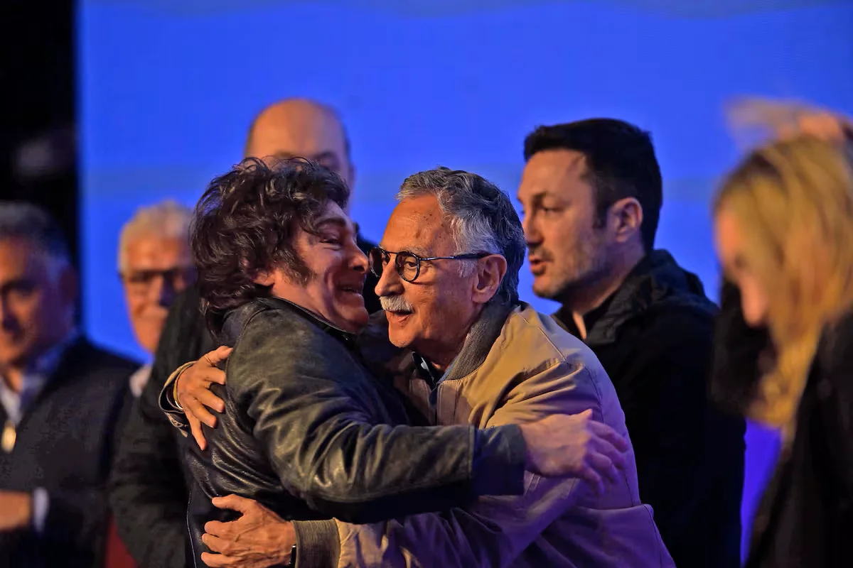 Javier Gerardo Milei y Mario Iván Lugones.