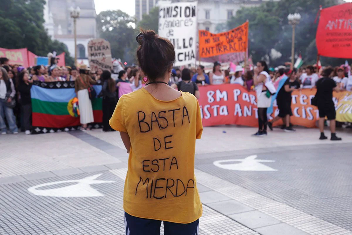 Marchas y movilizaciones contra el régimen libertario de Milei.