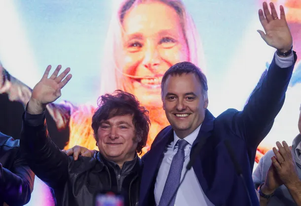  Javier Gerardo Milei y Manuel Adorni.