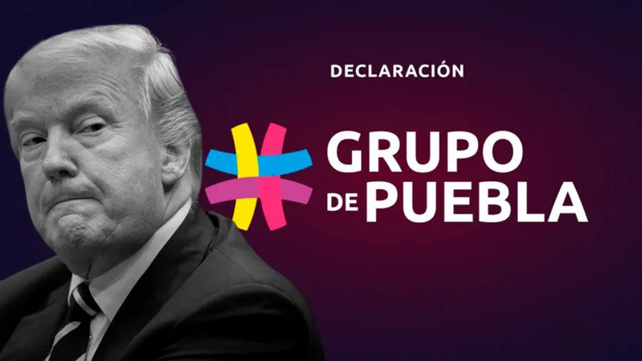 GRUPO PUEBLA contra Donal Trump.