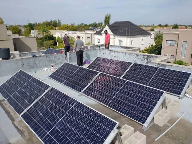 Paneles solares. 