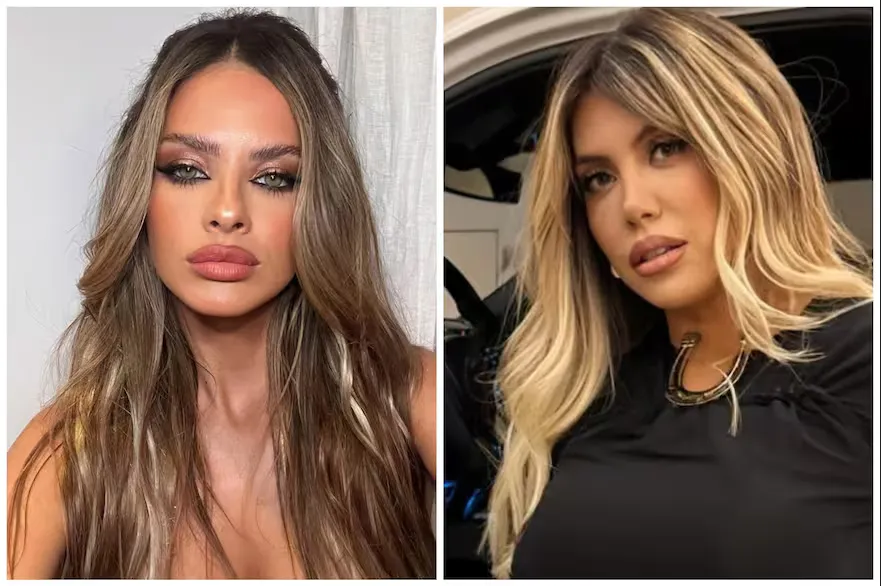 María Eugenia Suárez Riveiro, conocida artísticamente como China Suárez / Wanda Nara.