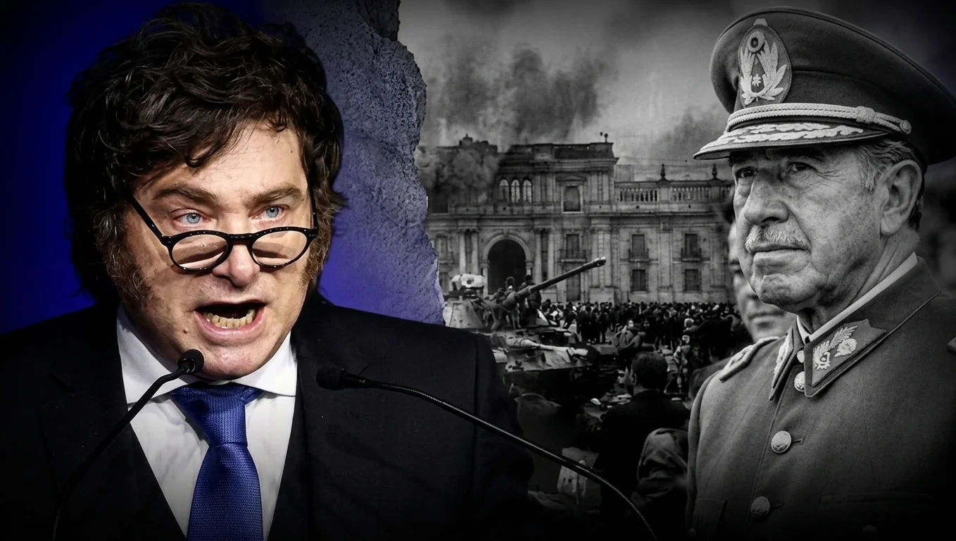 Javier Gerardo Milei / ♰ Augusto José Ramón Pinochet Ugarte.