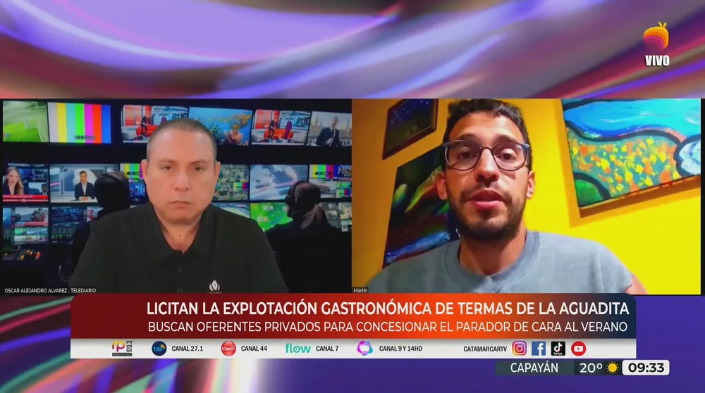 Tirso Martín Almendra Irazu en Canal 7 TV PÚBLICA CATAMARCA.