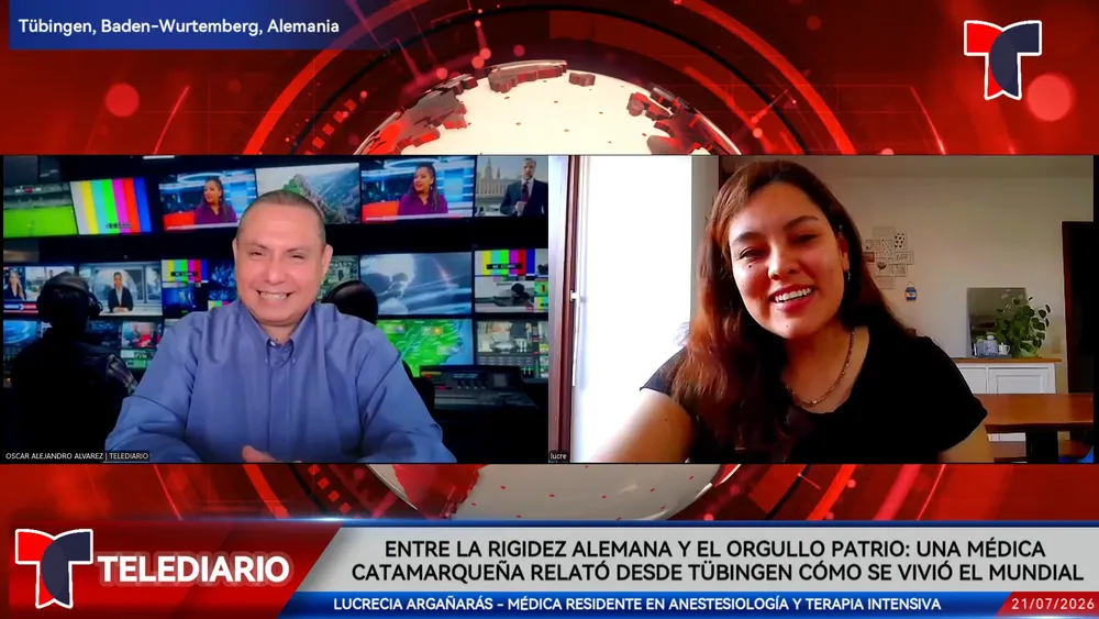 Lucrecia Argañarás en TELEDIARIO Argentina.