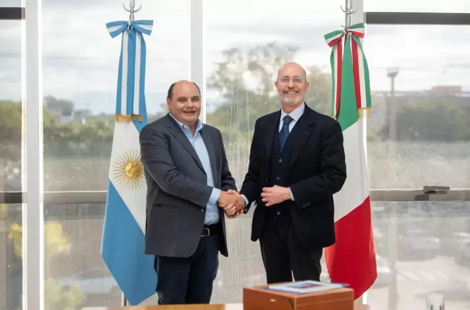 Gustavo Arturo Saadi y Fabrizio Nicoletti.