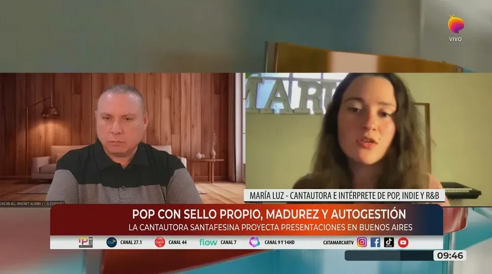 María Luz en Canal 7 TV PÚBLICA CATAMARCA.