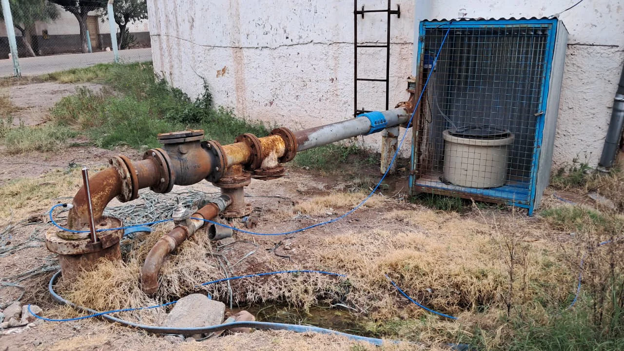 Bomba de agua de Villa San Roque. 