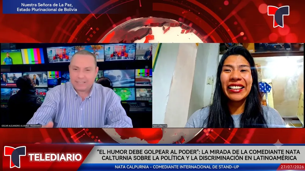 Nata Calpurnia en TELEDIARIO Argentina. 