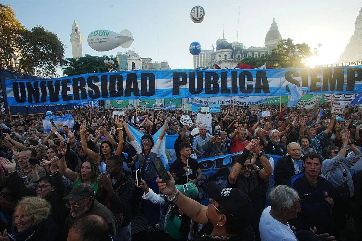 Marcha Federal Universitaria. 