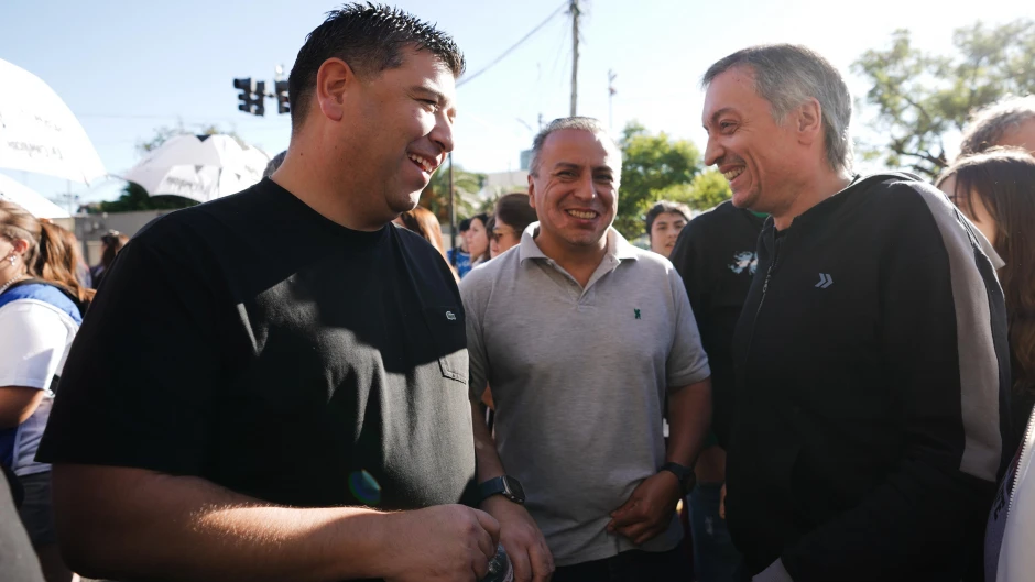 Cristian Jerónimo y Máximo Carlos Kirchner.