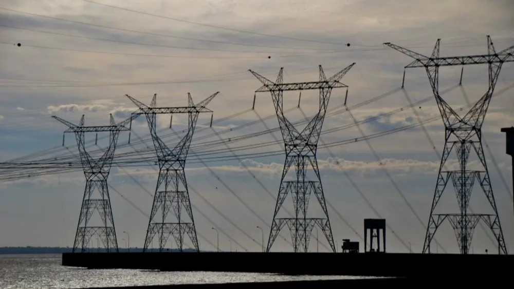 Torres de alta tensión eléctrica.