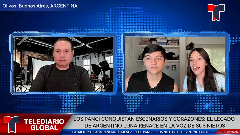 Los Pangi en Telediario.