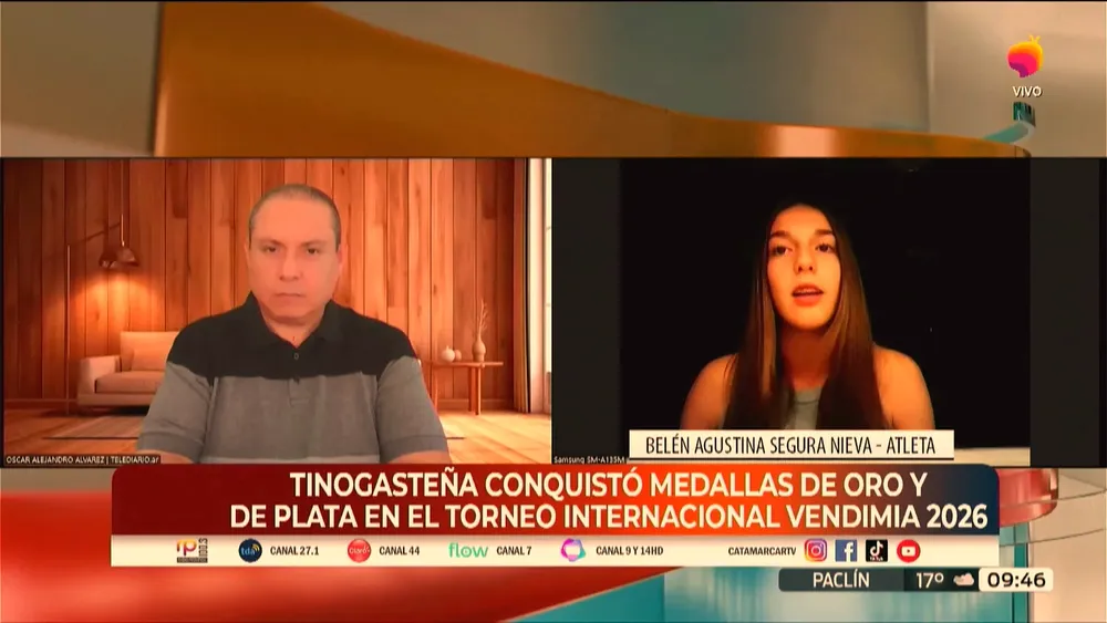 Belén Agustina Segura Nieva en la TV PÚBLICA CATAMARCA. 