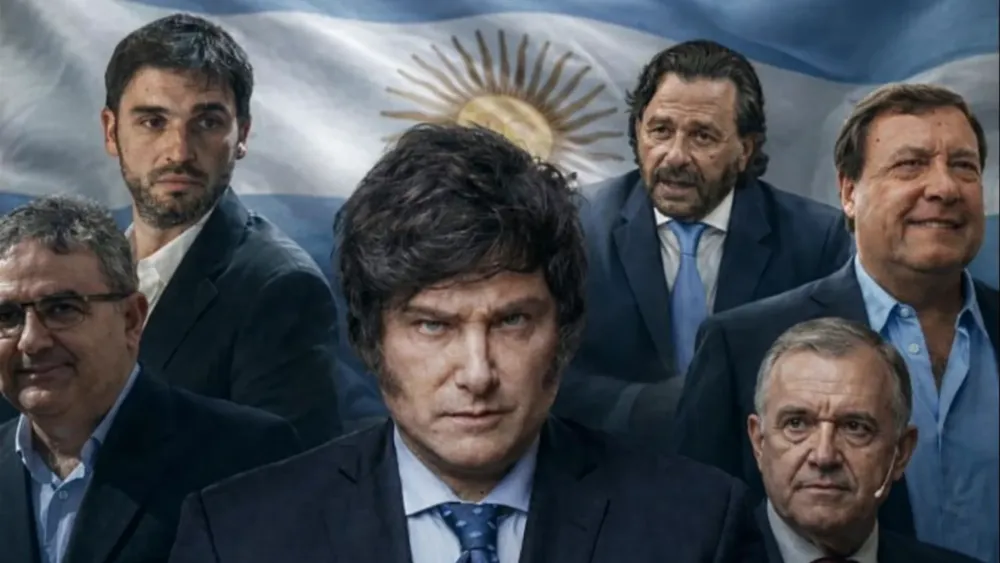 Gobernadores "peronistas" aliados de Javier Milei.