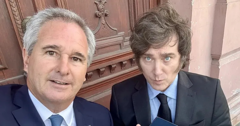 Pablo Quirno Magrane y Javier Gerardo Milei.