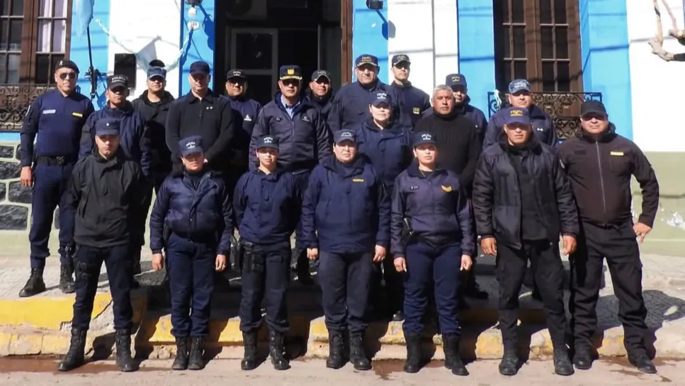 Efectivos de la Unidad Regional N° 5 de Tinogasta.