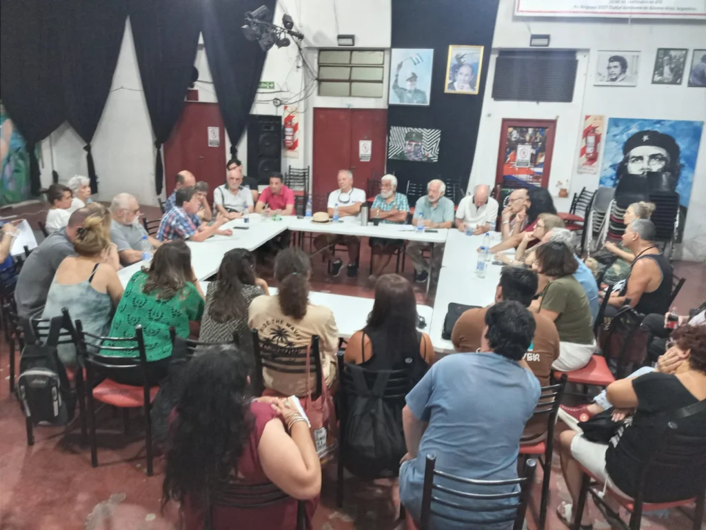 Organizaciones argentinas se solidarizan con Cuba. 