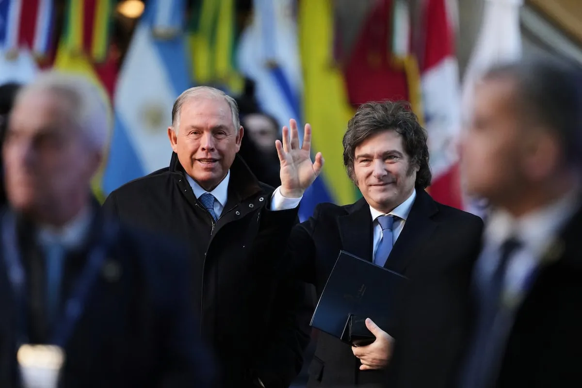 Gerardo Werthein y Javier Gerardo Milei. 