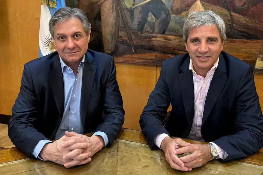 José Luis Daza  y Luis Andrés Caputo. 