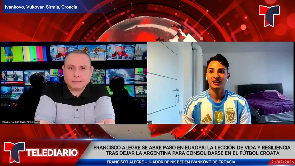Francisco Alegre en TELEDIARIO Argentina.