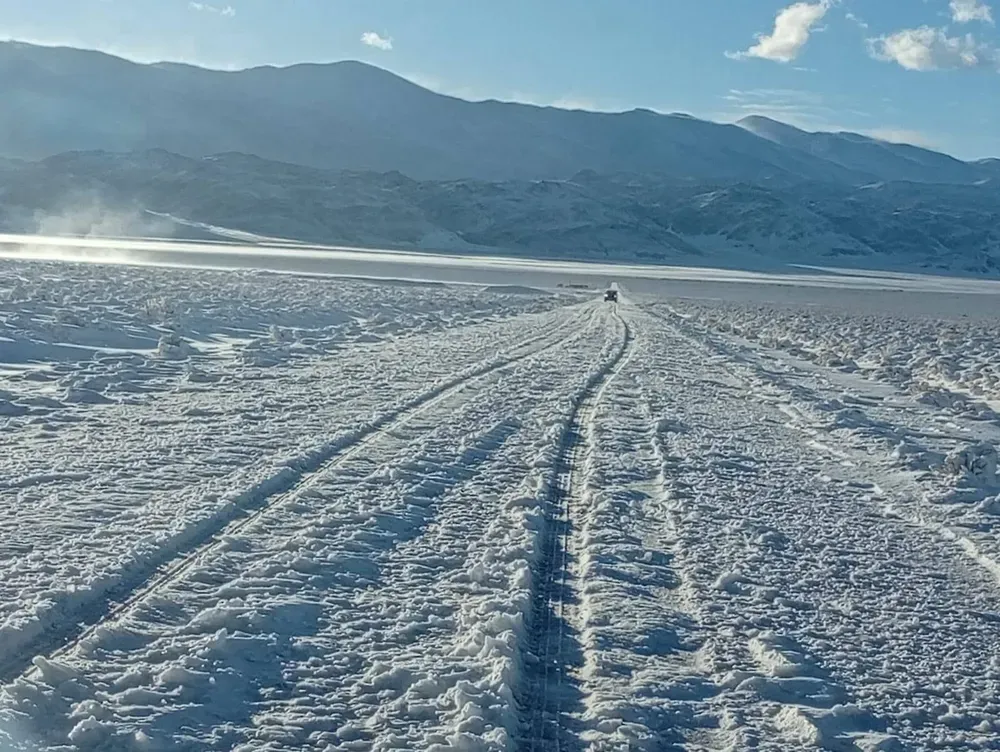 Nevadas en la Puna catamarqueña.