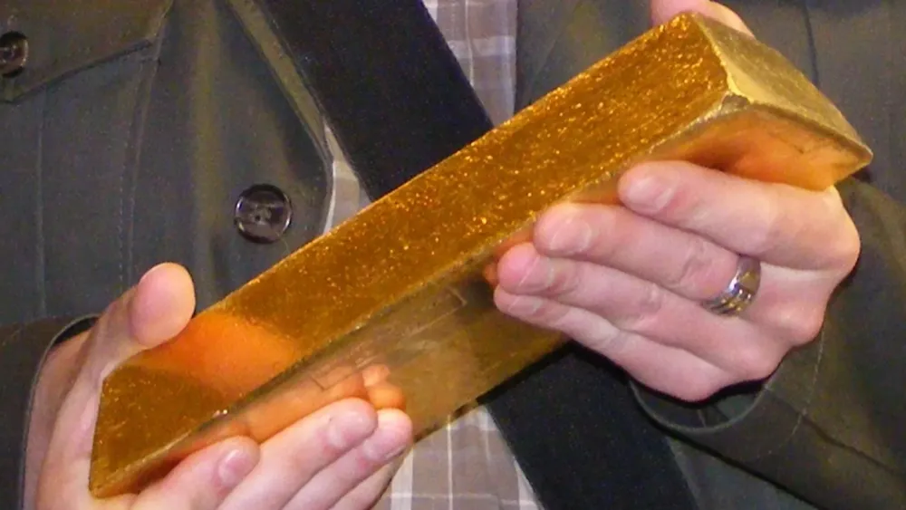 Lingotes de oro.