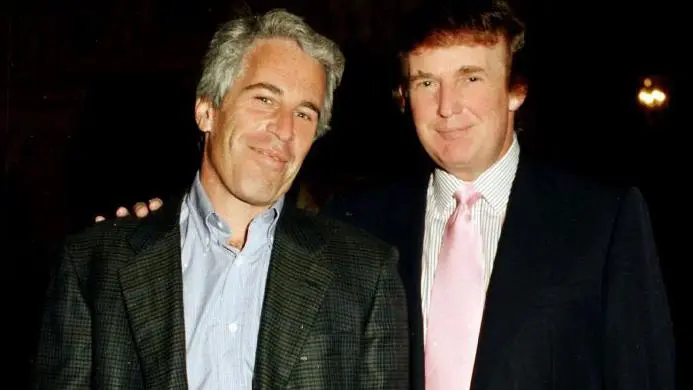Jeffrey Edward Epstein y Donald John Trump.