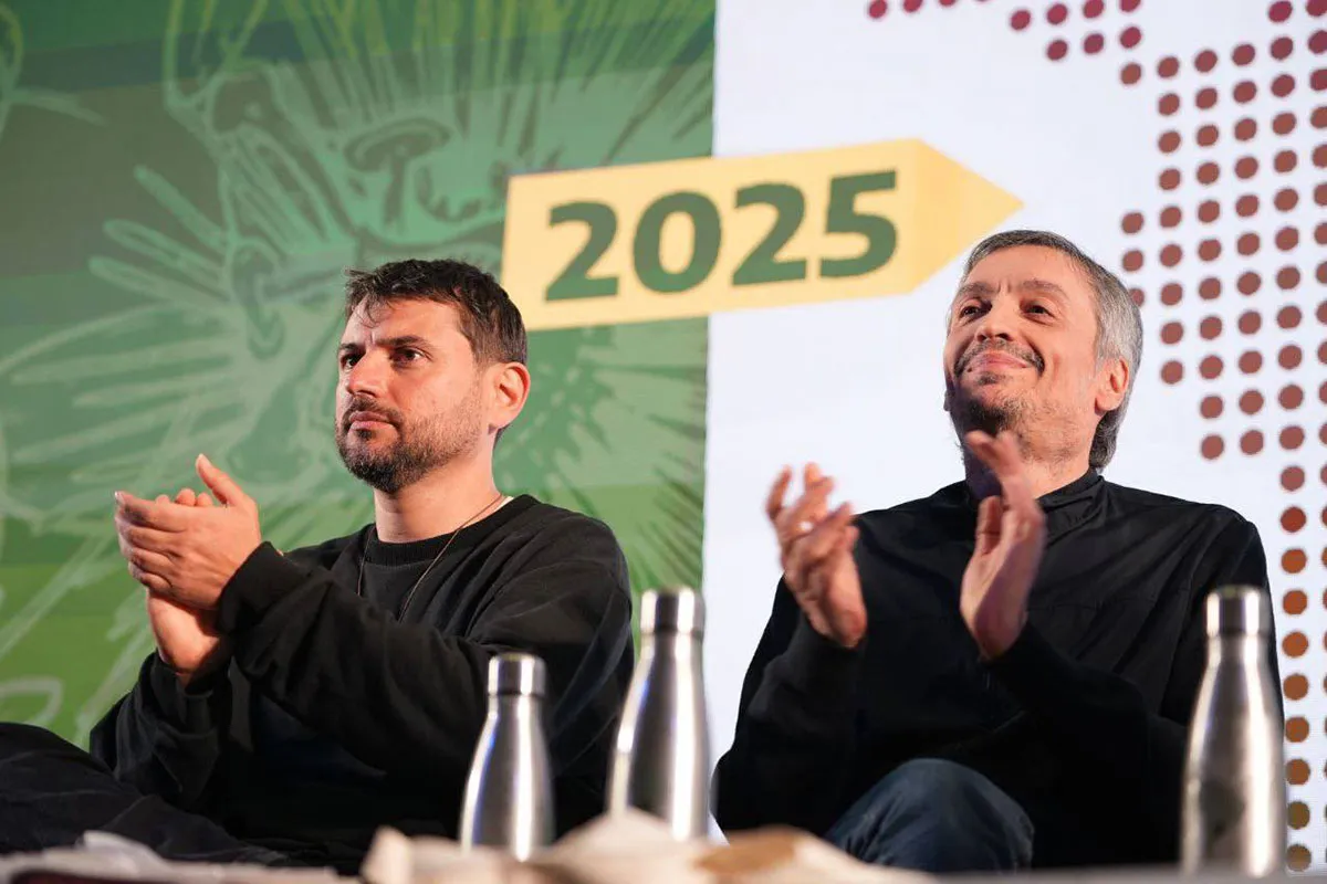  Juan Grabois y Máximo Carlos Kirchner.