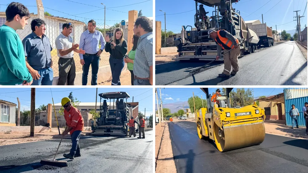 Pavimentación en Tinogasta. 