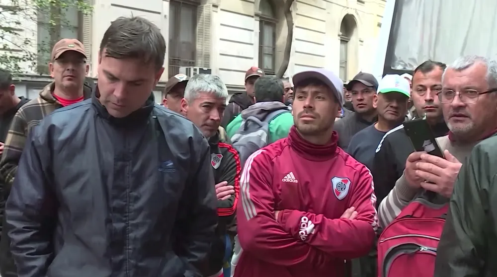 Trabajadaores despedidos de Wade. 