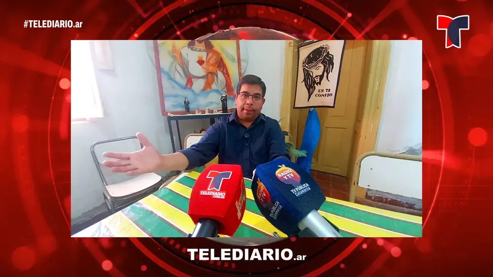 Padre Gustavo Flores, Cura Párroco de Tinogasta en TELEDIARIO.ar