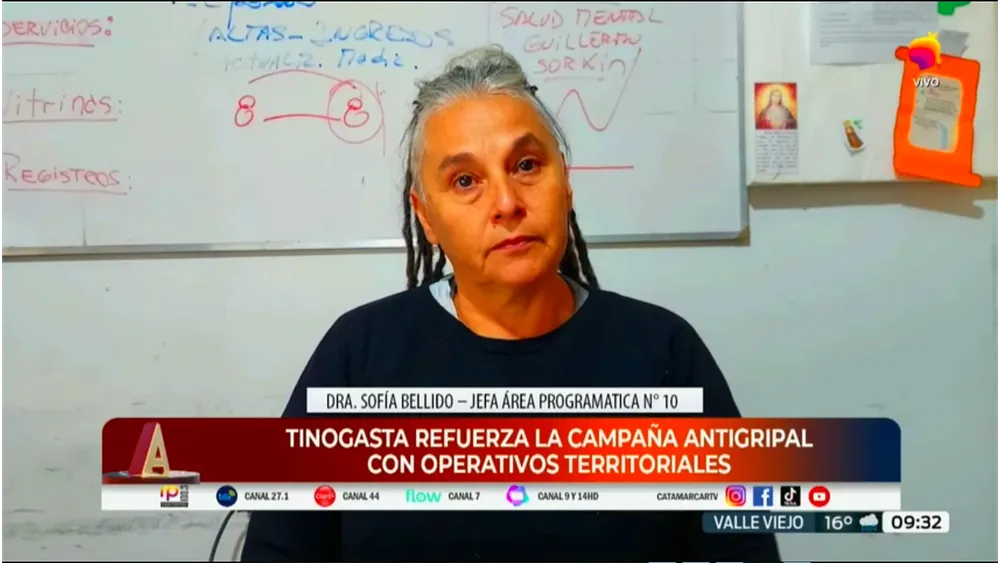 Sofía Bellido en CANAL 7 TV PÚBLICA CATAMARCA. 