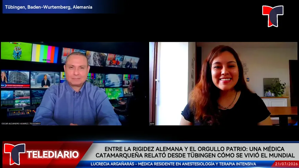 Lucrecia Argañarás en TELEDIARIO Argentina.