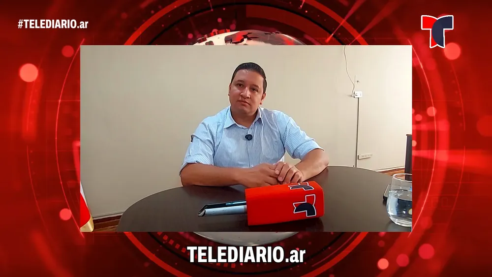 Ernesto Adolfo Andrada en TELEDIARIO. 