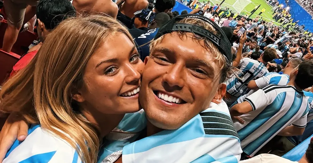 Renata Mónaco y Ian Lucas de Mendonça.
