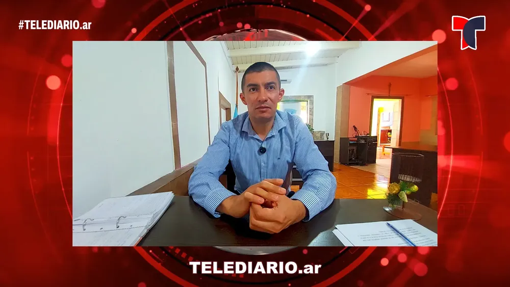 Raúl Octavio Cerezo en TELEDIARIO. 