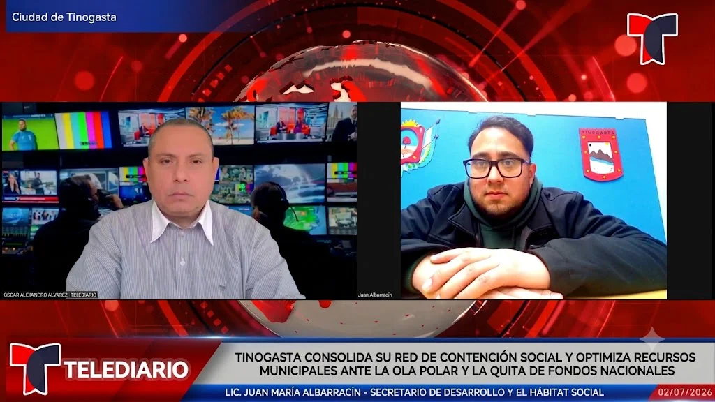 Juan María Albarracín en TELEDIARIO. 